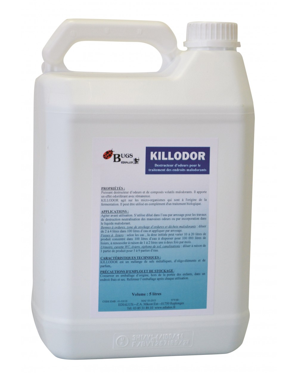 KILLODOR Destructeur odeurs (5L)