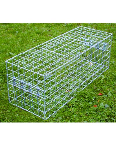 CAGE A PIGEONS MULTIPRISE 2 portes socle grillage 90 x 30 x 30cm *