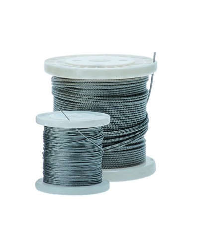 CABLE ACIER GALVA 2mm  BOBINE 200M