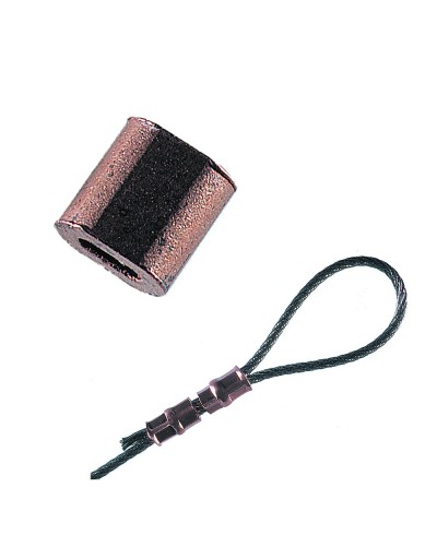MANCHON A SERTIR CUIVRE 1,2mm LOT DE 100