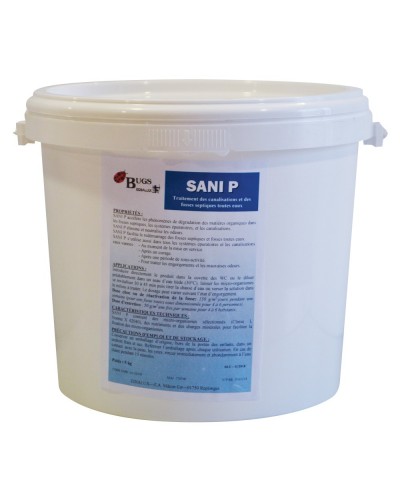SANI P 5 Traitement des fosses septiques en 5 kg