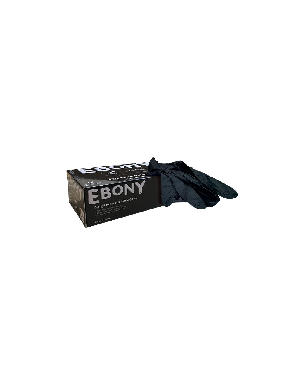 GANTS NITRILE NOIRS taille L LOT DE 100