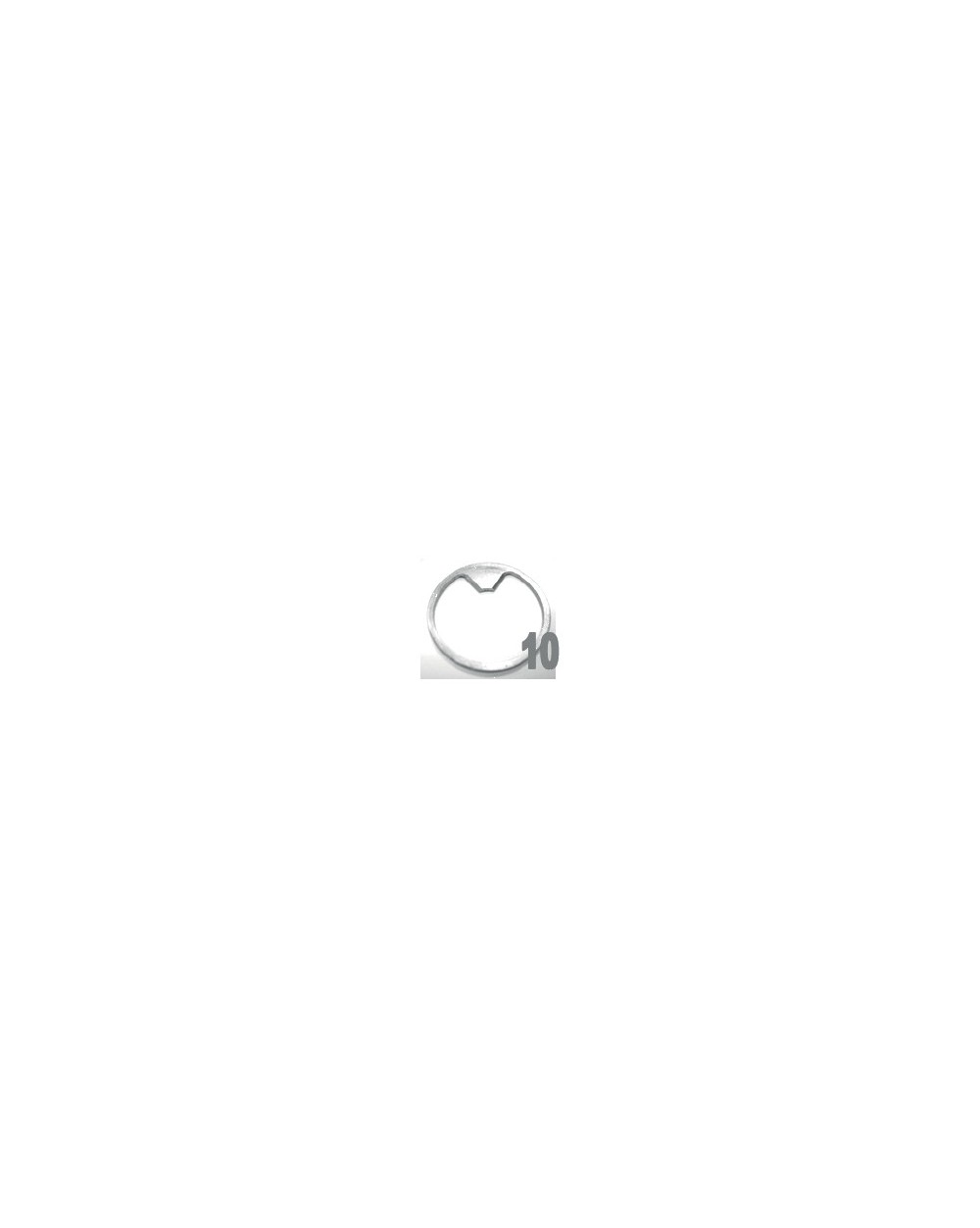 DISQUE AVEC LANGUETTECANNE A TAUPE