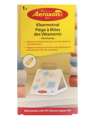 AEROXON LOT DE 2 PIEGES A MITES DU VETEMENT 