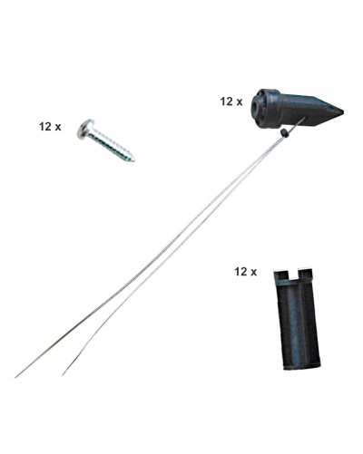 SYSTEME ANCRAGE DE FIXATION AU SOL  POUR BOITE 