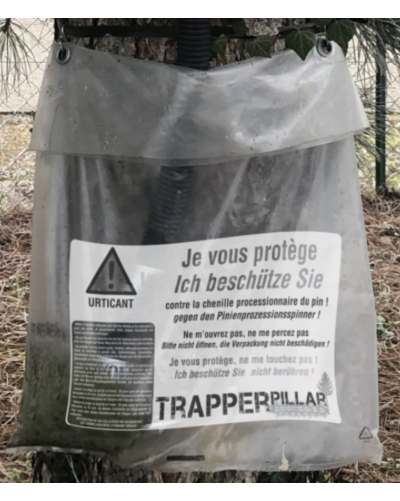 SAC COLLECTEUR TRANSPARENT SANS MASTIC pour TRAPPERPILLAR