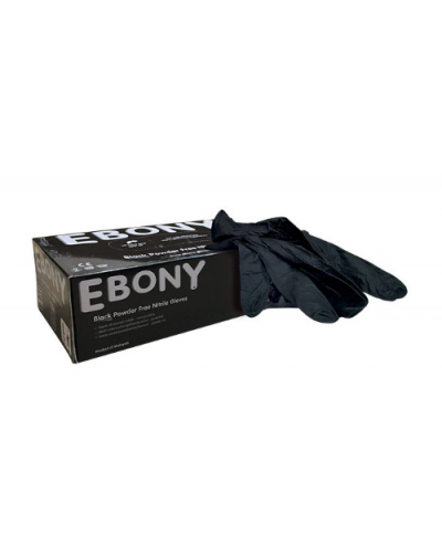 GANT NITRILE NOIR MECA TM BTE de 100 U