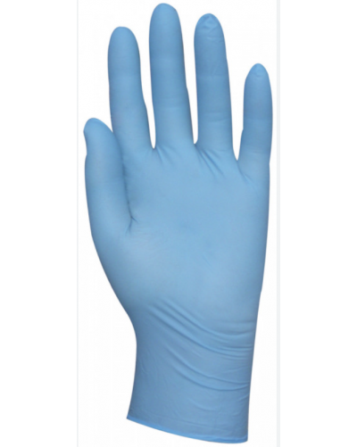 GANTS NITRILES NON POUDRES BLEUS T9 L  lot de 100