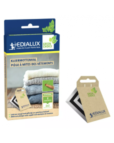 GREEN PROTECT PIEGES A MITES DU VETEMENT lot de 2