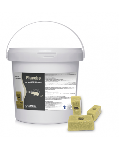 BLOC DE DETECTION  PLACEBO moulé SEAU DE 4 KG