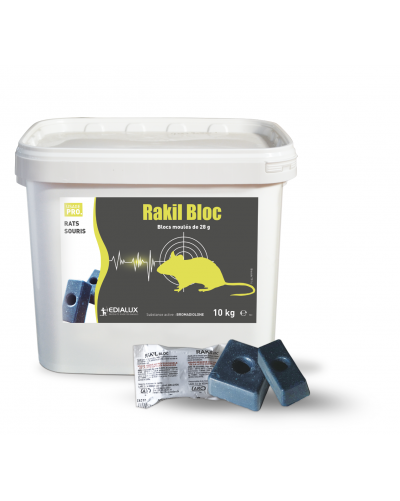 RAKIL BLOC 50g nu troué seau de 10kg  FR-2014-0092