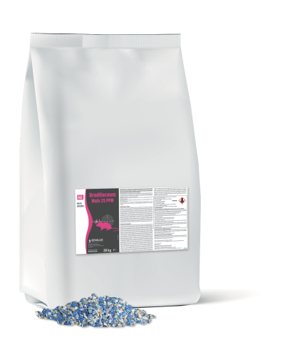 BRODIFACOUM MAIS concassé 25ppm