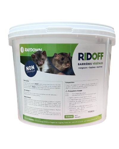 RIDOFF GRANULE ANTI RATS FOUINES 
